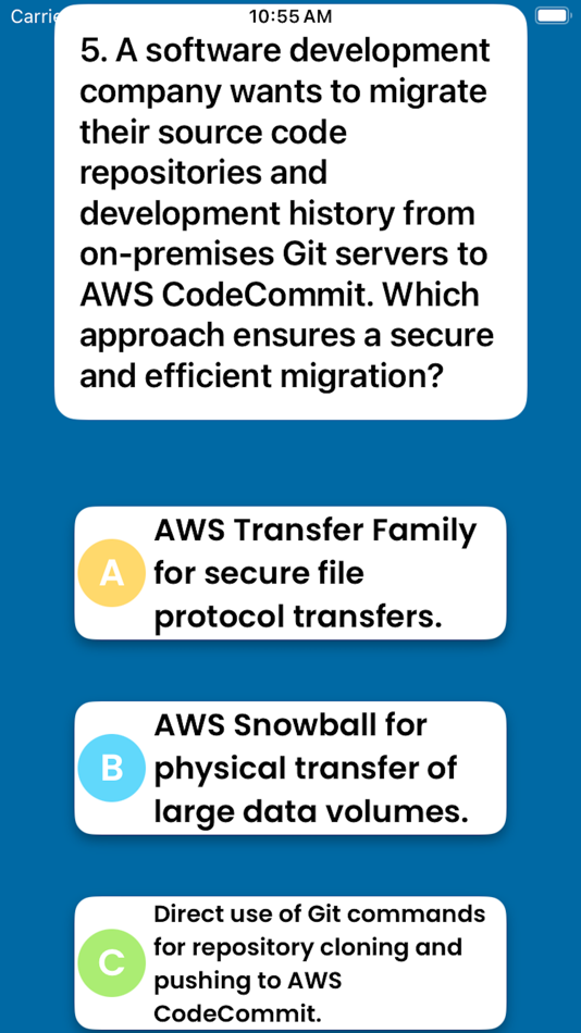 #6. AWS Data Engineer Prep Exam (iOS) 来自: Buydeepdiscount.com LLC