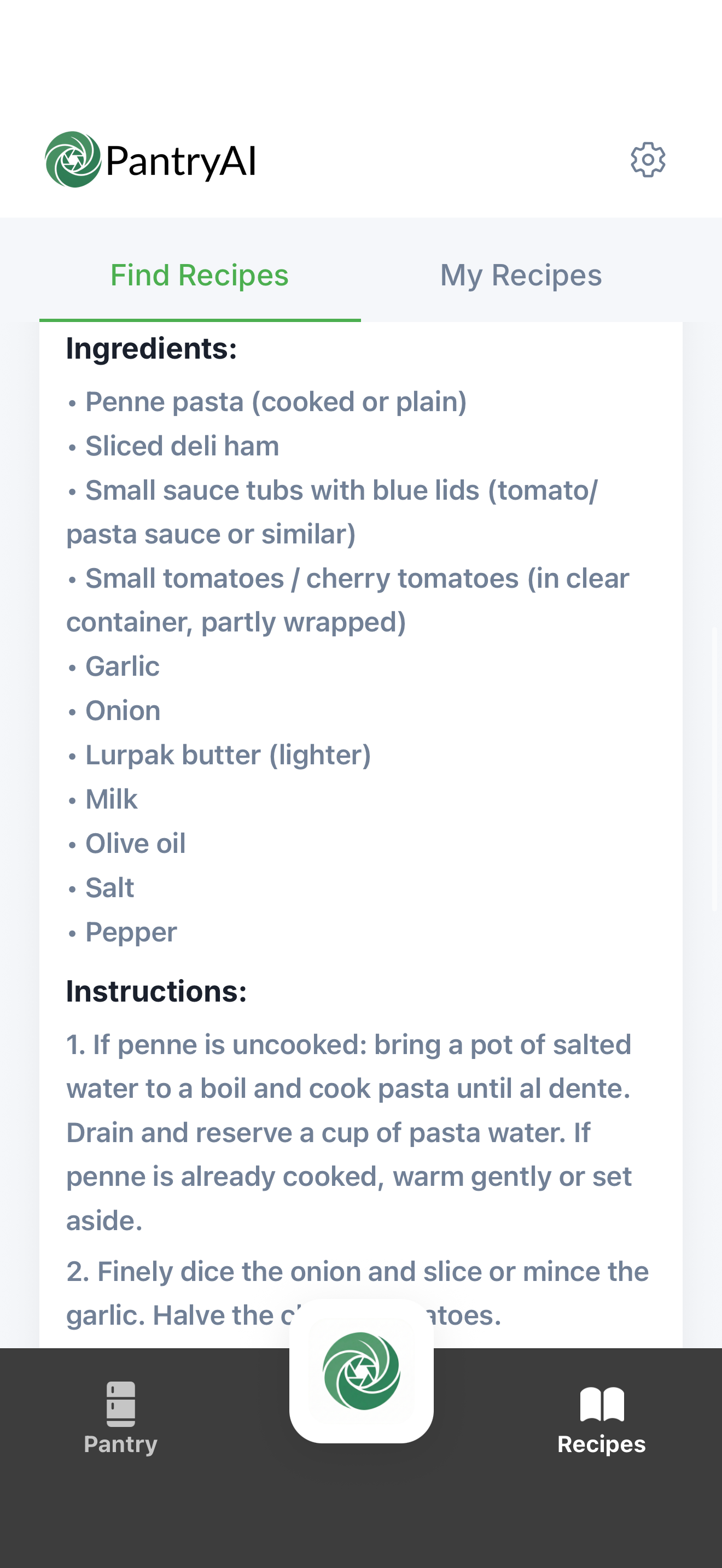 PantryAI - Scan Ingredients screenshot 4