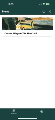 Concorso dEleganza Villa dEste iPhone screenshot