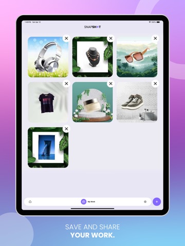 Snapshot -Product Photo Editor iPad screenshot