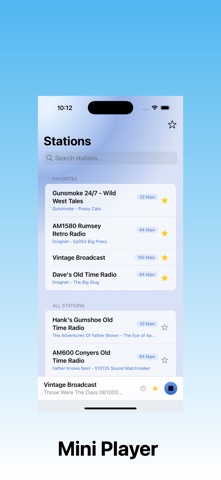 Old Time Radio Streamer Screenshot 2 of 5
