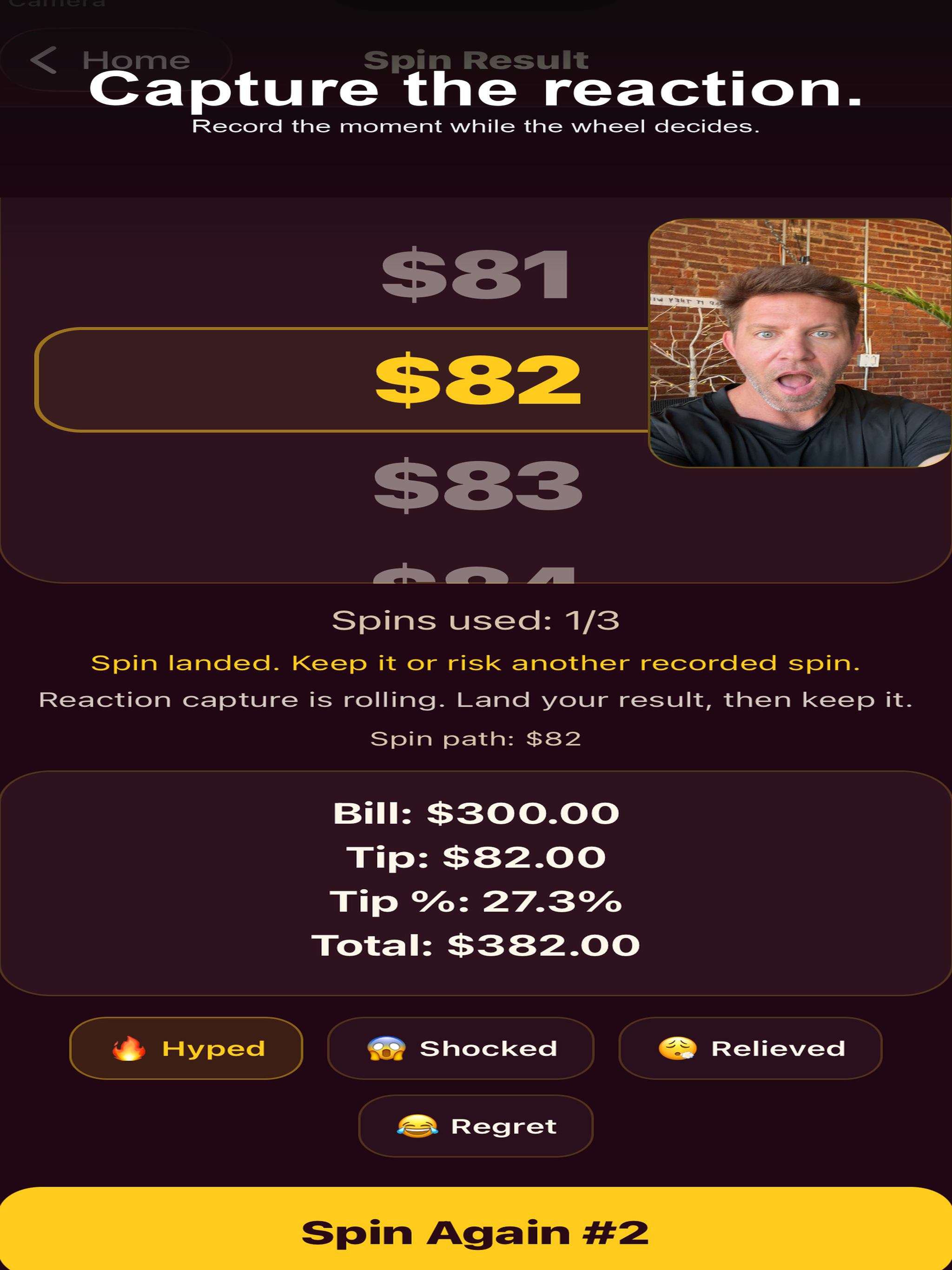 Tip Roulette: Spin to Tip