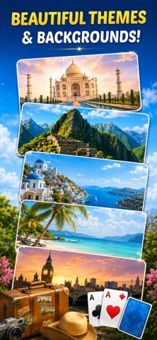 Solitaire Tripeaks:World Tour iPhone screenshot