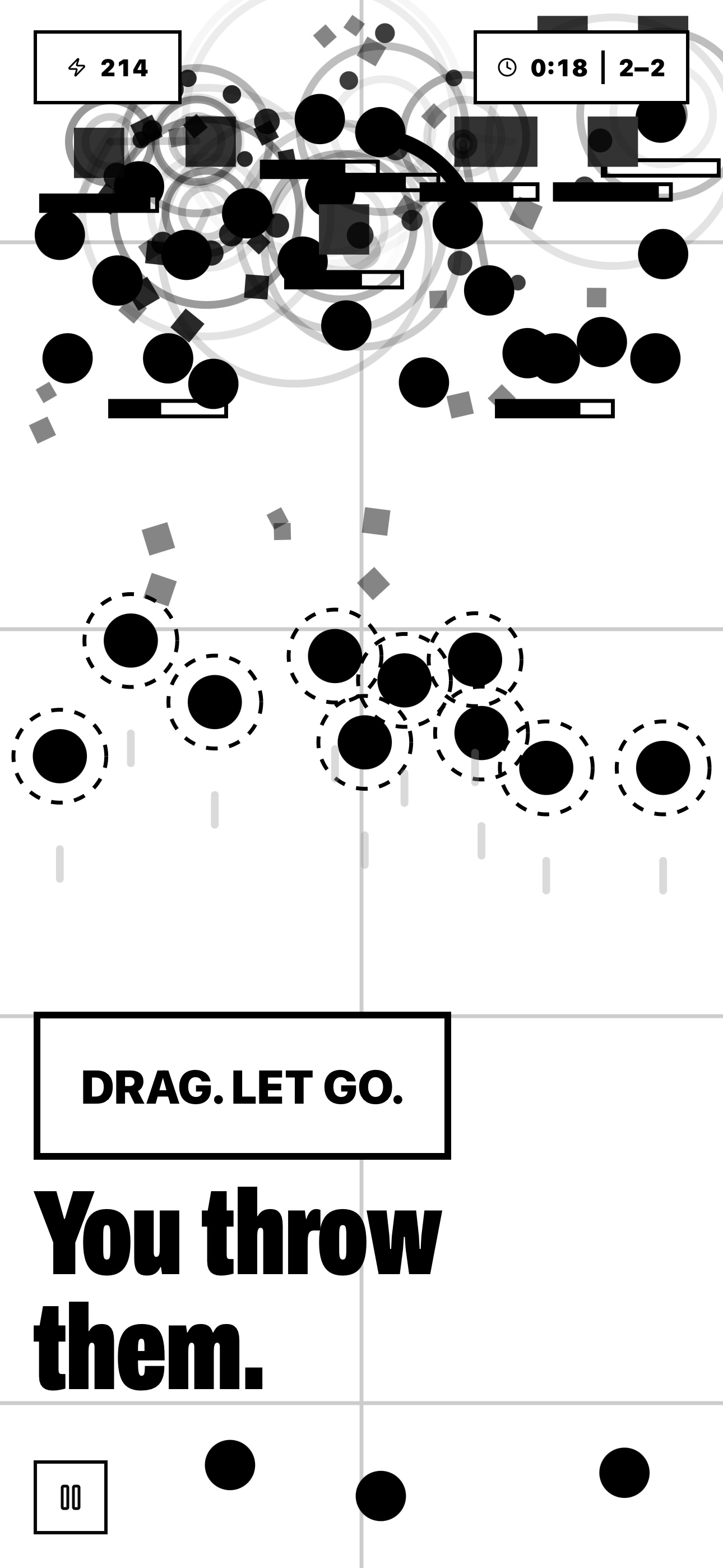 Screenshot 2 of Angry Shapes RTS