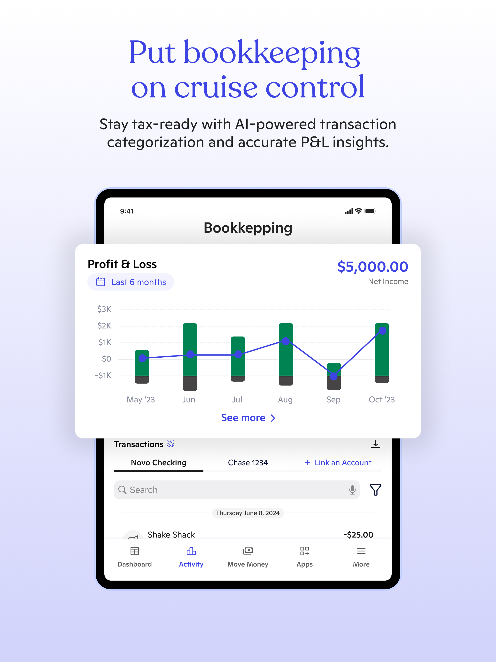 Novo - Small Business Checking screenshot 13