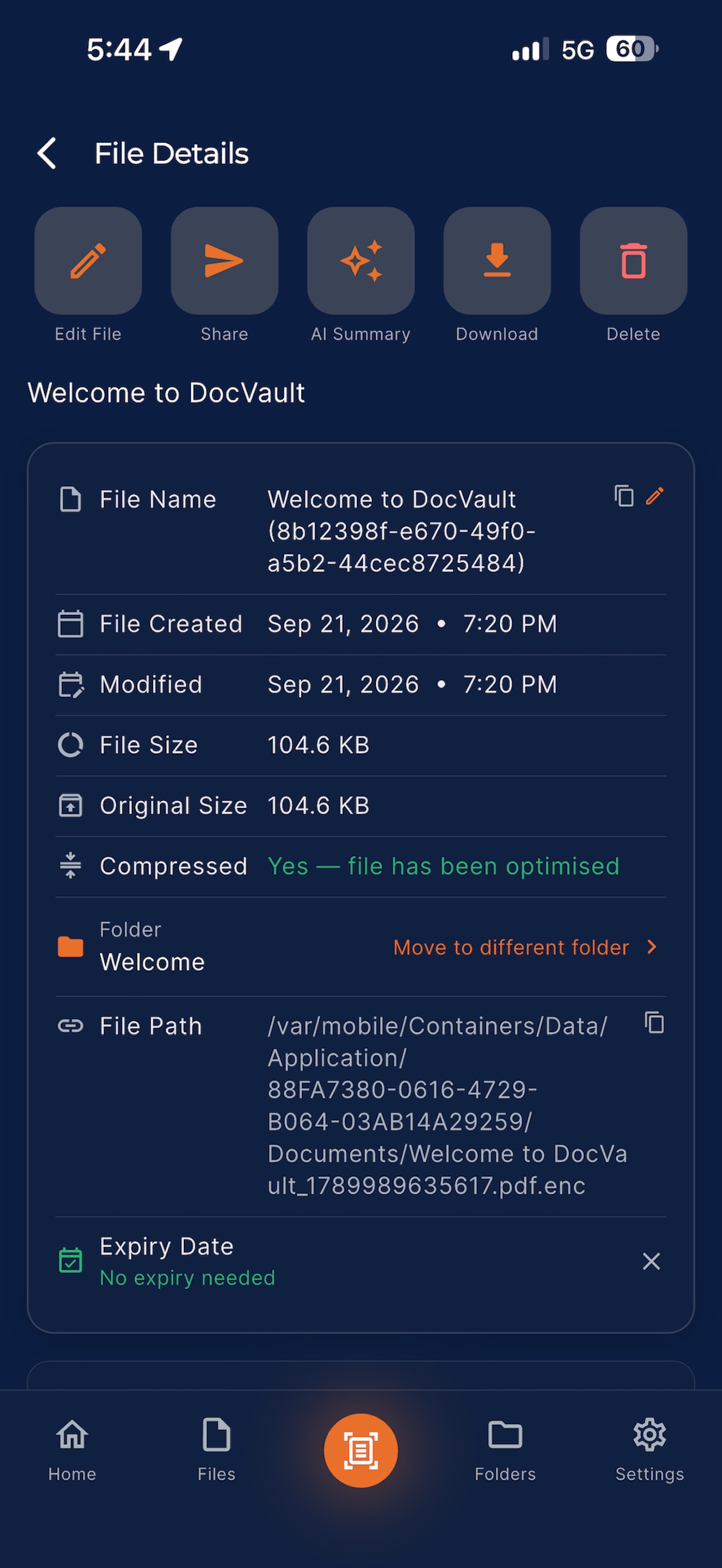 Screenshot 4 of DocVault