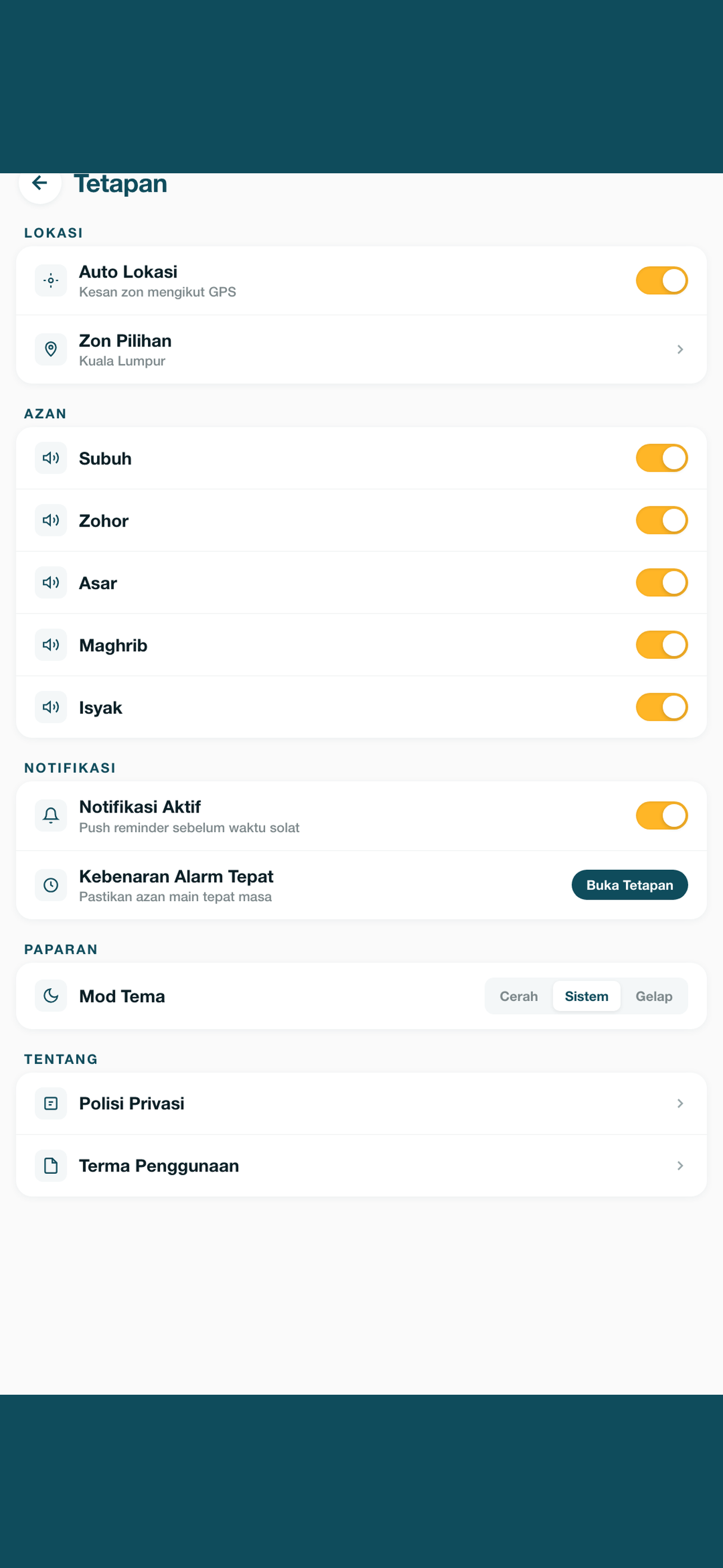 Waktu Solat Jakim