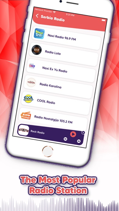 Screenshot #2 pour All Serbia Radio FM & Music