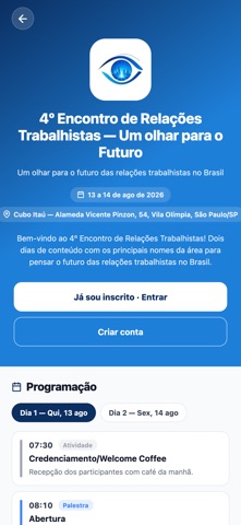 Encontro RT 2026 screenshot