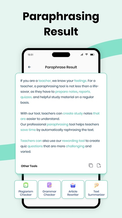 Paraphrasing Tool - AI Based