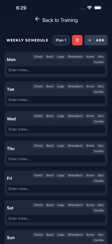 Muscle Memo & Counter iPhone screenshot