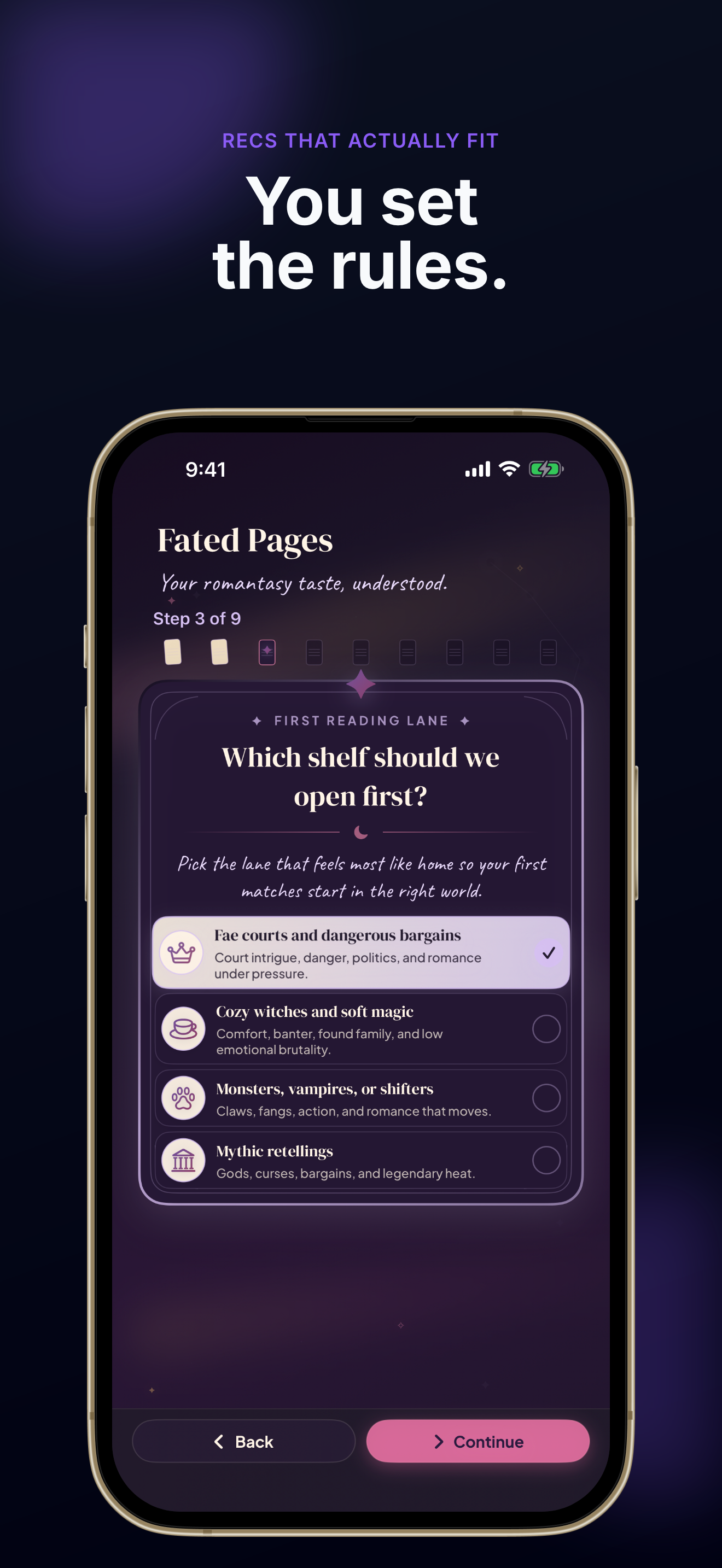 Fated Pages: Romantasy Recs screenshot 2