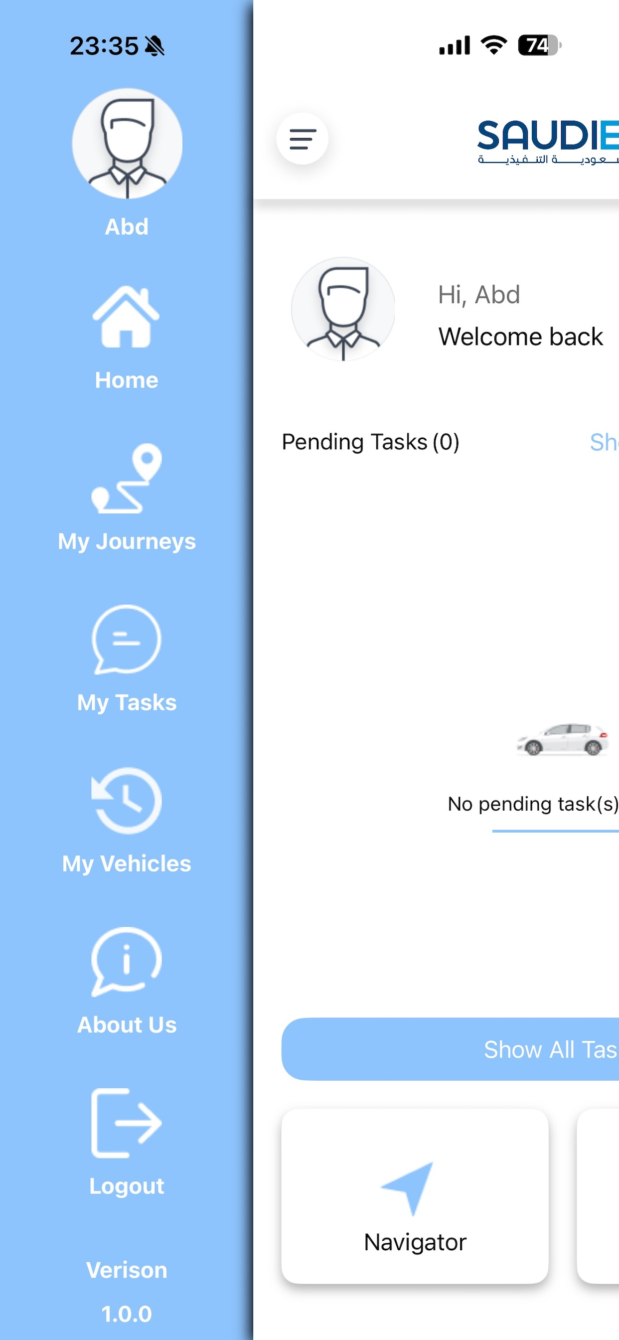 Saudix Driver screenshot 3