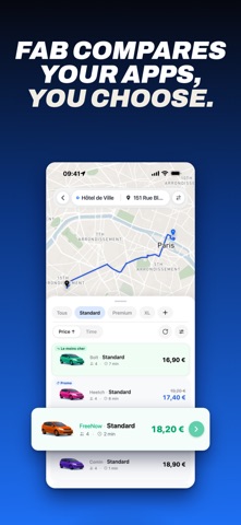 Fab Cab: Compare Ride Prices Screenshot 2 of 6