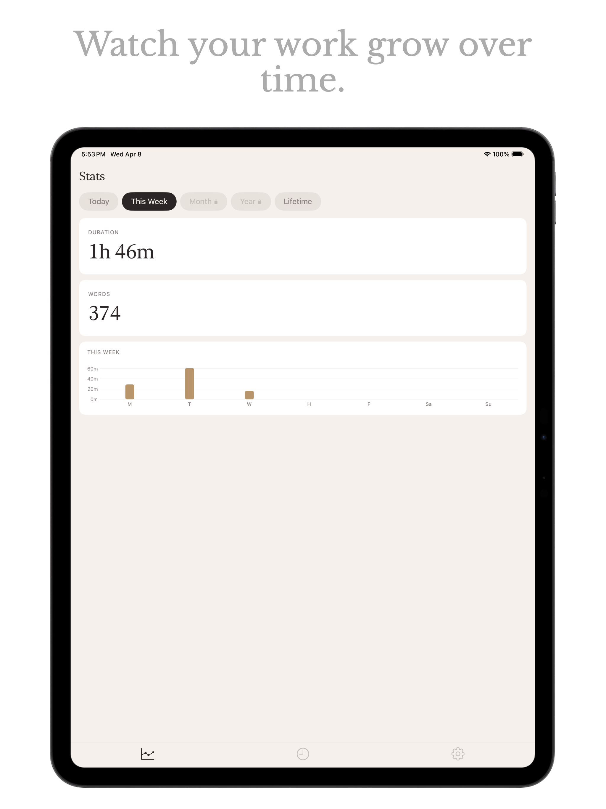 Witness - Writing Timer