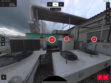 Leica Cyclone FIELD 360 iPad screenshot