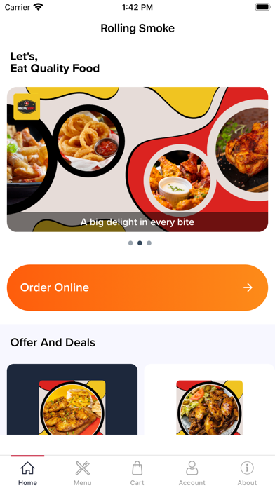 Screenshot 1 of Rolling Smoke Online App