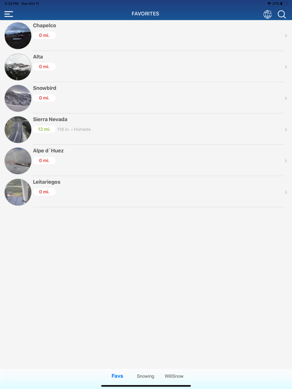 Screenshot #4 pour Stations Ski - Pistes, Webcams