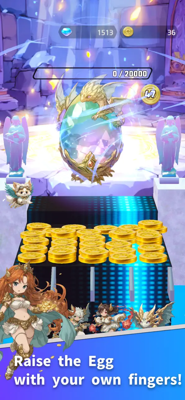 Coin Summoner: Coin Pusher RPG iOS Mod IPA screenshot 3 - iOS game interface