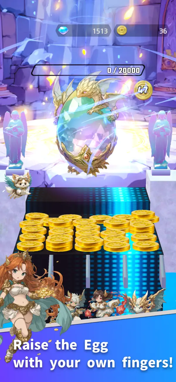 Coin Summoner: Coin Pusher RPG iOS Mod IPA screenshot 3 - iOS game interface