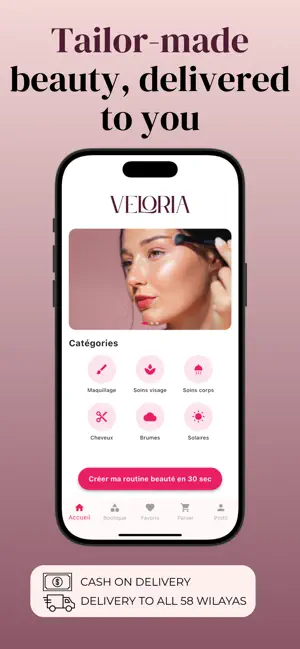 Veloria: Beauty & Skincare screenshot 1