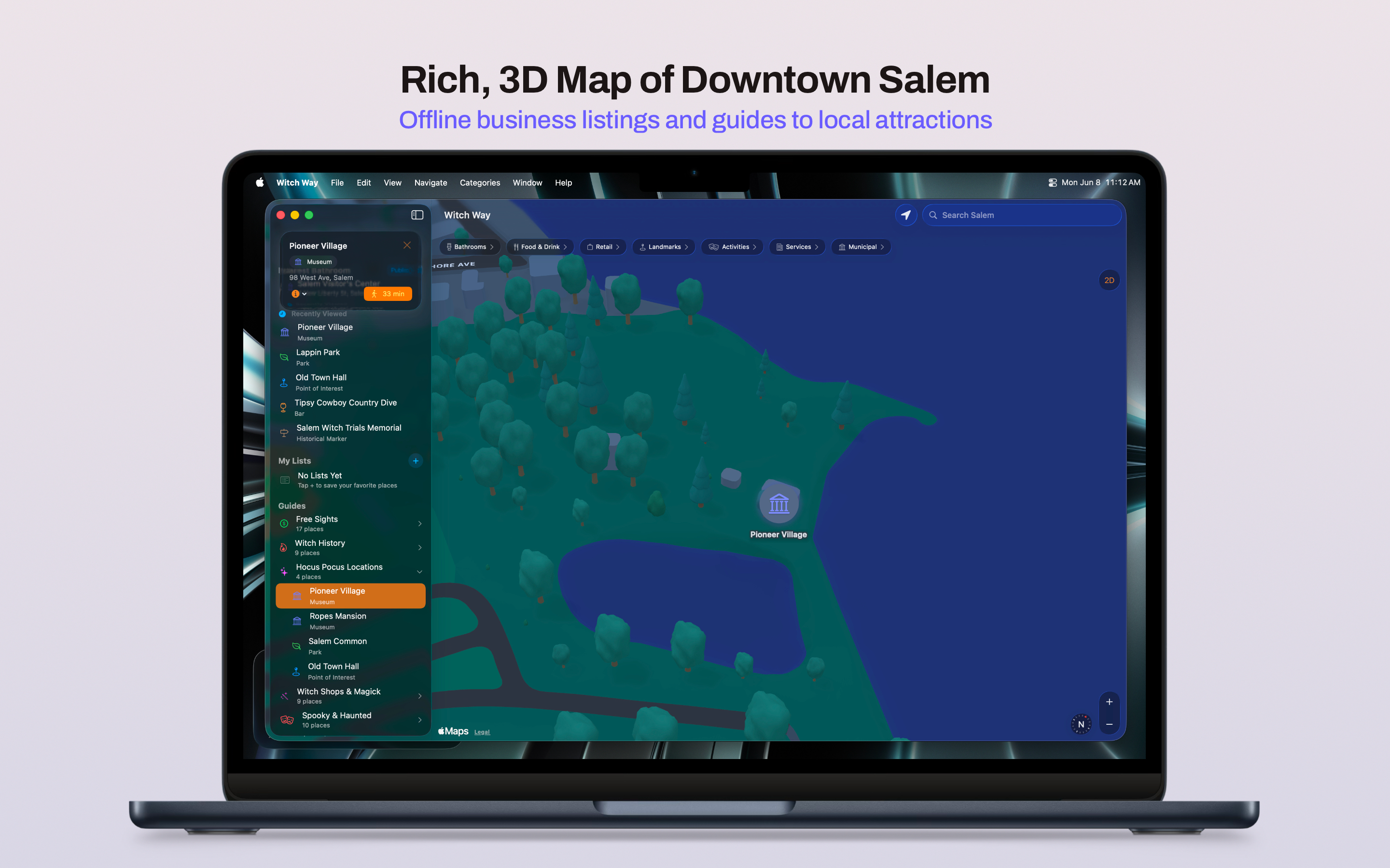 Witch Way - Salem Navigation