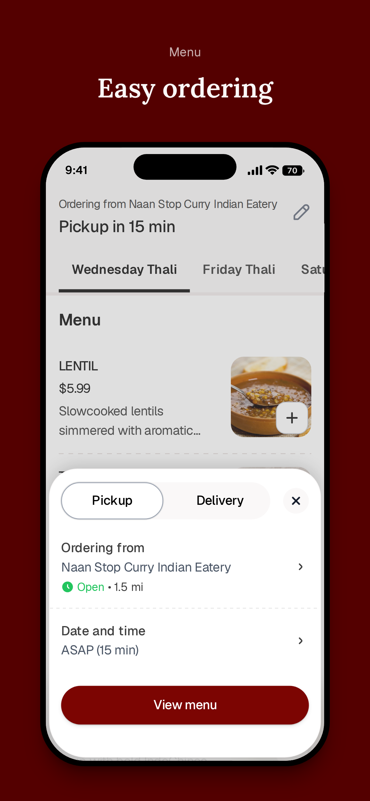 Naan Stop Curry Indian Eatery screenshot 3