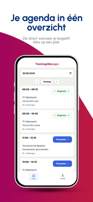 Trainingsmanager screenshot 1