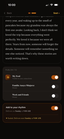 LifeLetter screenshot