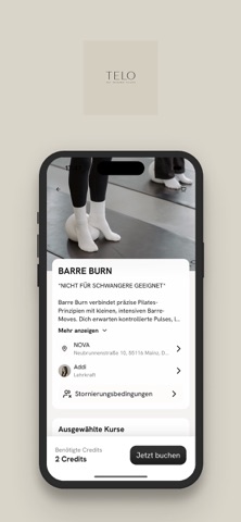 TELO Pilates iPhone screenshot