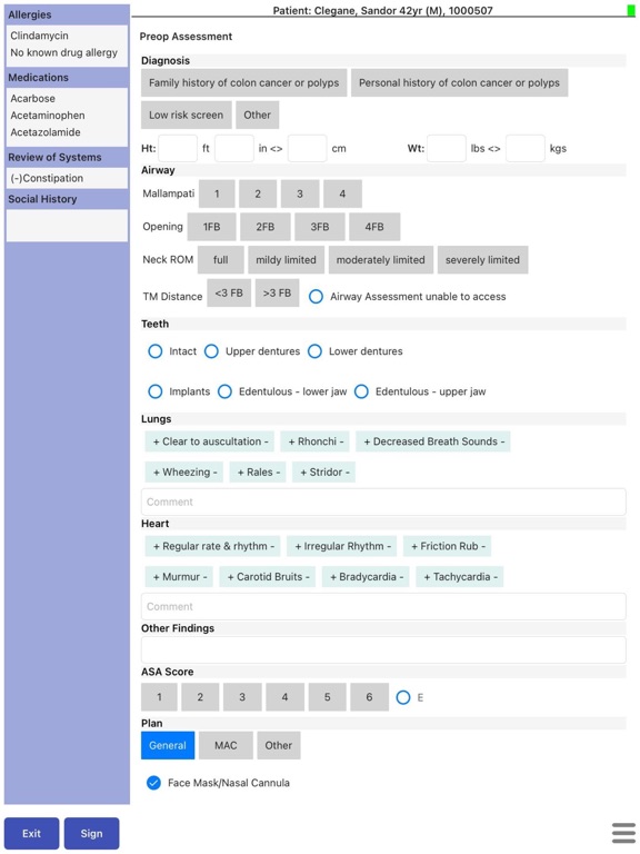 MyAims app iPad screenshot 3 - Medical app