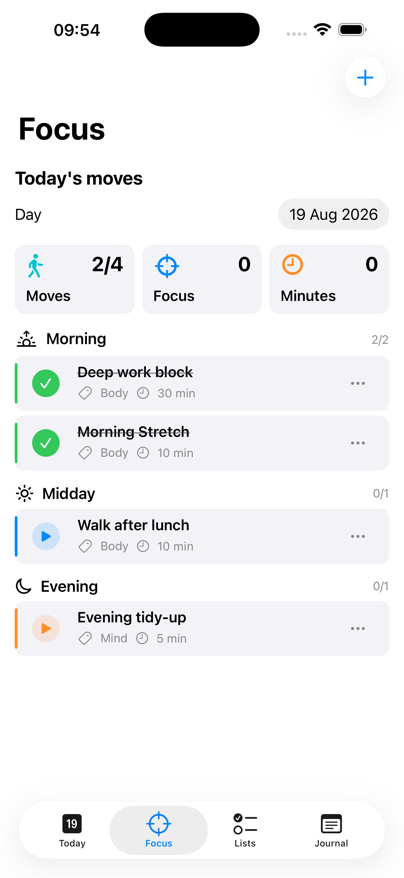 Mini Moves: Today screenshot 4