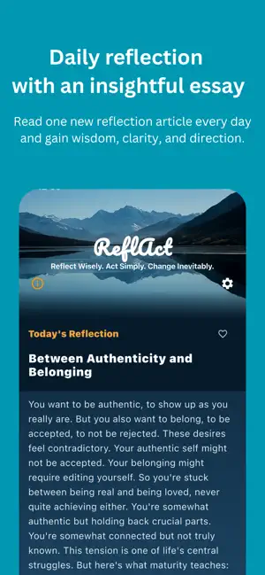 ReflAct screenshot 2