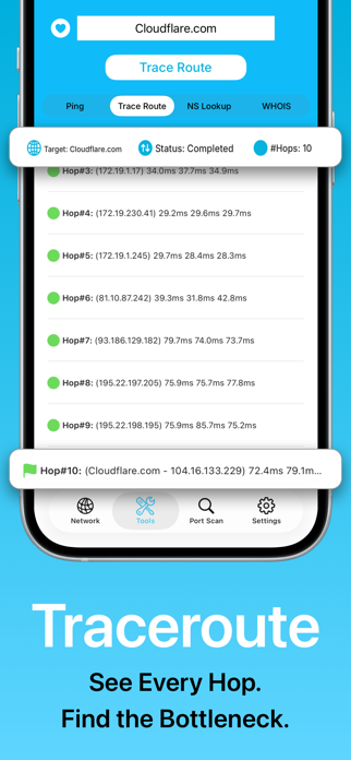 Pingers - Ping & Latency Check Screenshot 7 of 10