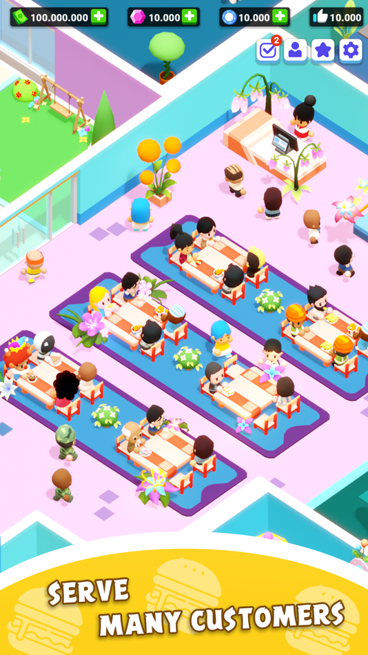 #1. Mini Restaurant: Food Tycoon (iOS) By: Unimob