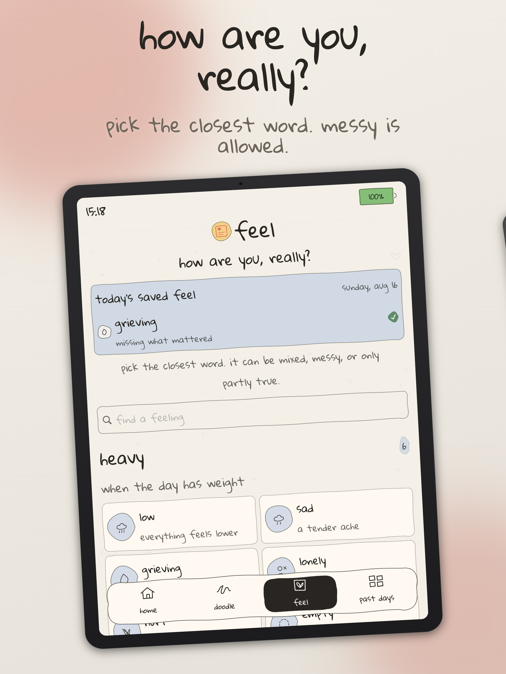 fine, maybe: daily reflections screenshot 10