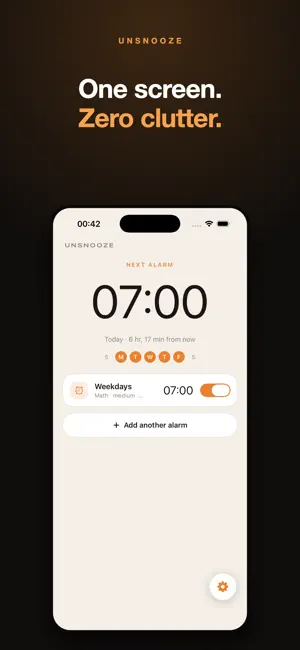 Unsnooze: Math Alarm Clock screenshot 2
