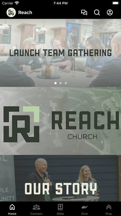 Reachwisco.church app screenshot