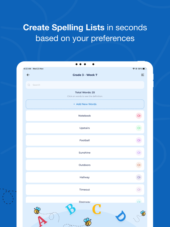 Screenshot #5 pour Buzzy Bee Spelling