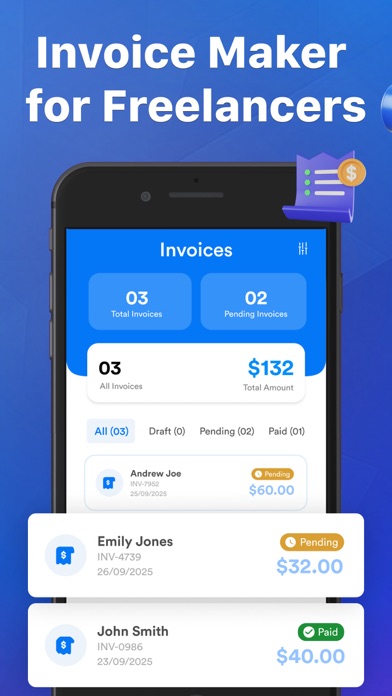 Screenshot #1 pour Invoice Maker, Create Estimate
