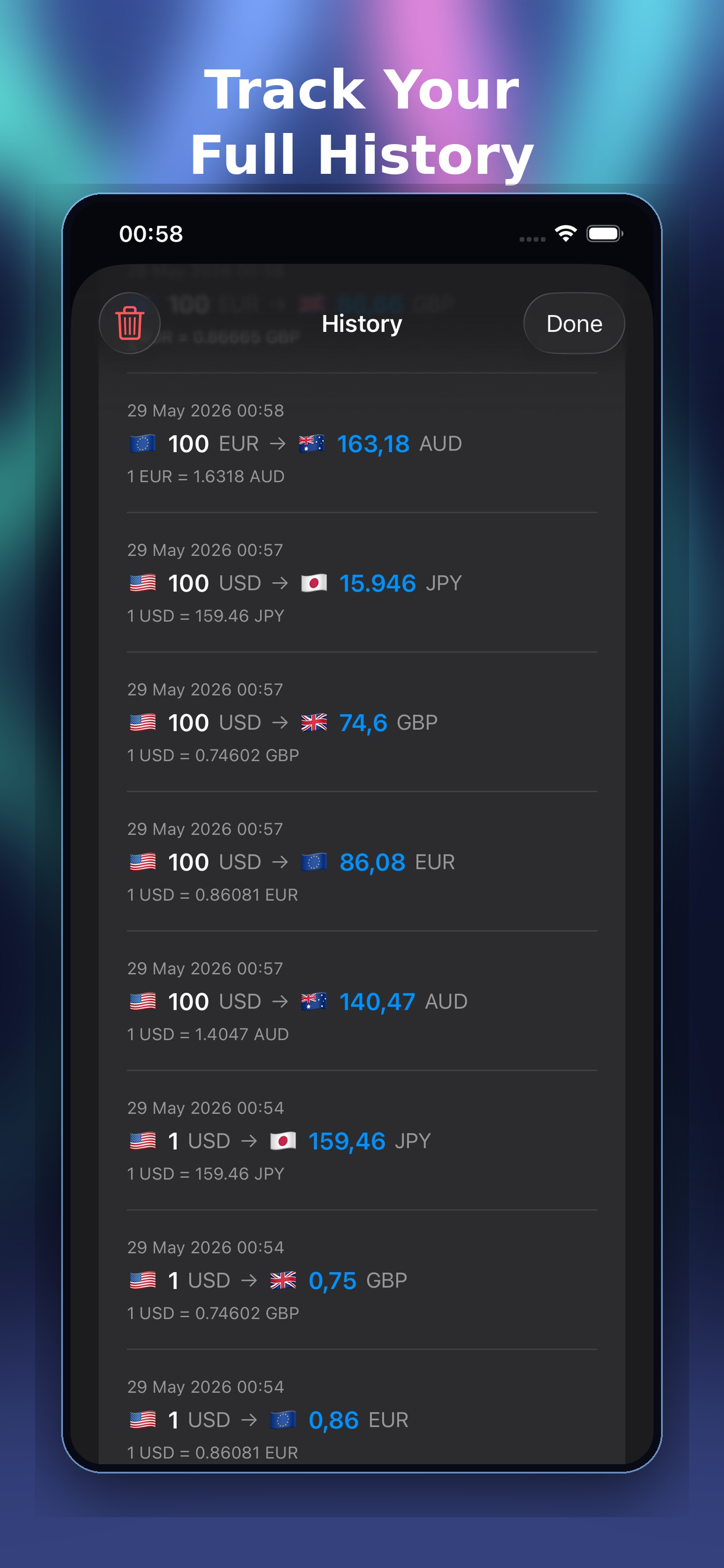 Currency Converter FX-Rates