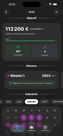 MyFreelanceTracker iPhone screenshot
