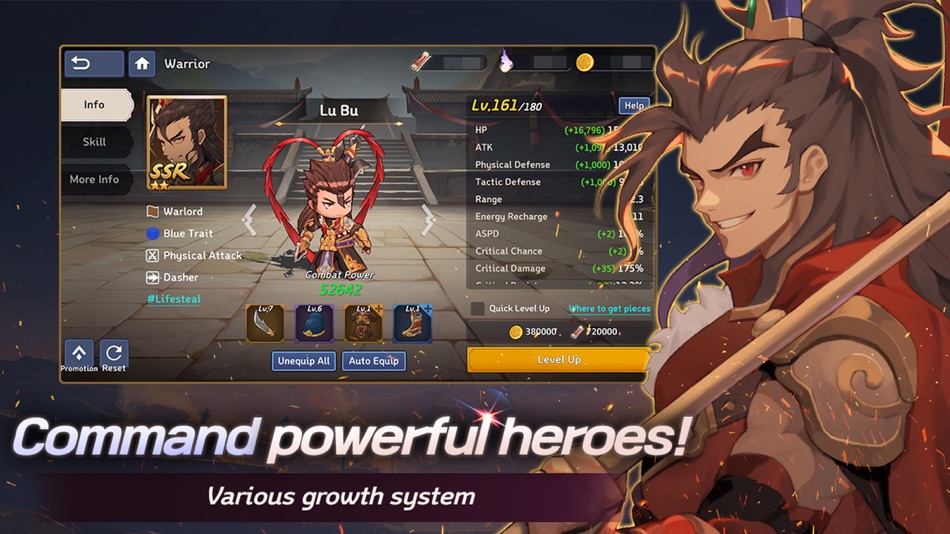 #2. Three Kingdoms Tempest (iOS) Podle: Game Duo Co.,Ltd.