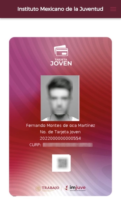 Tarjeta Joven