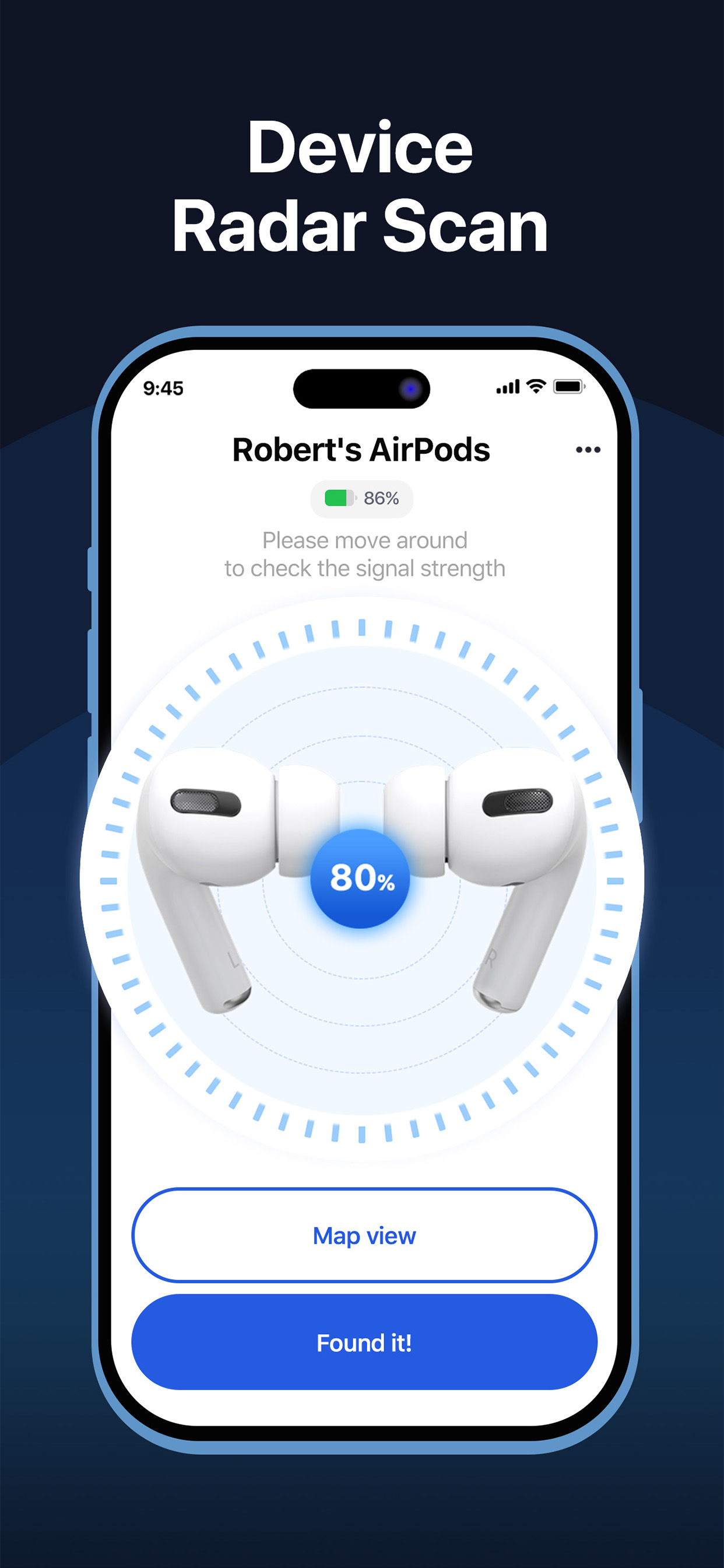 Find Air: Tracker Detector