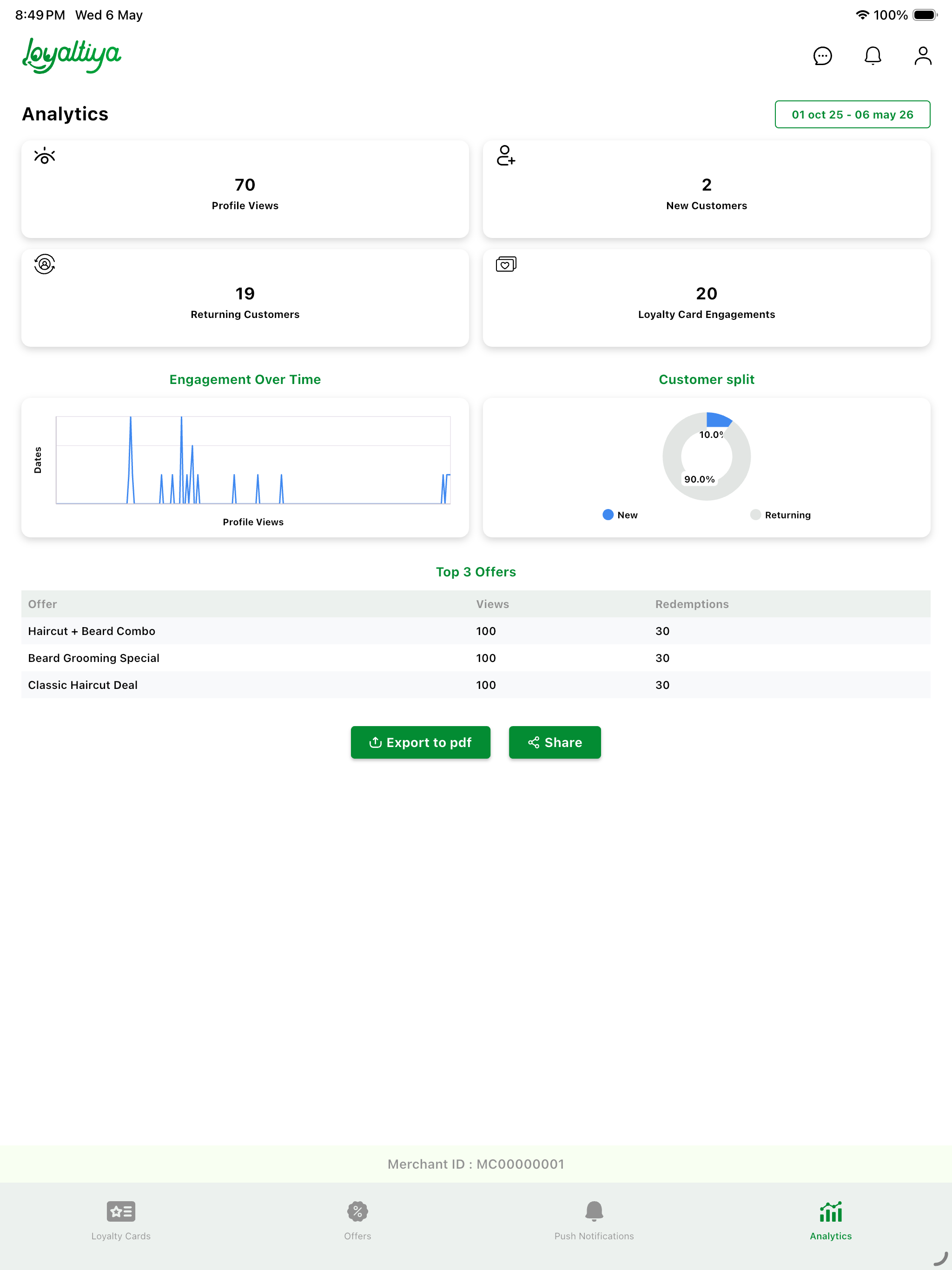 Loyaltiya Business screenshot 11