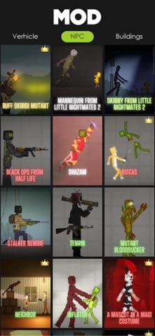 Mods For Playground Ragdoll 3D screenshot