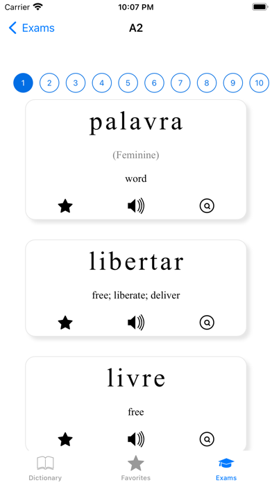 Portuguese Dictionary - words Screenshot