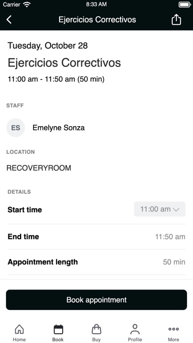 RECOVERYROOM SPAIN screenshot