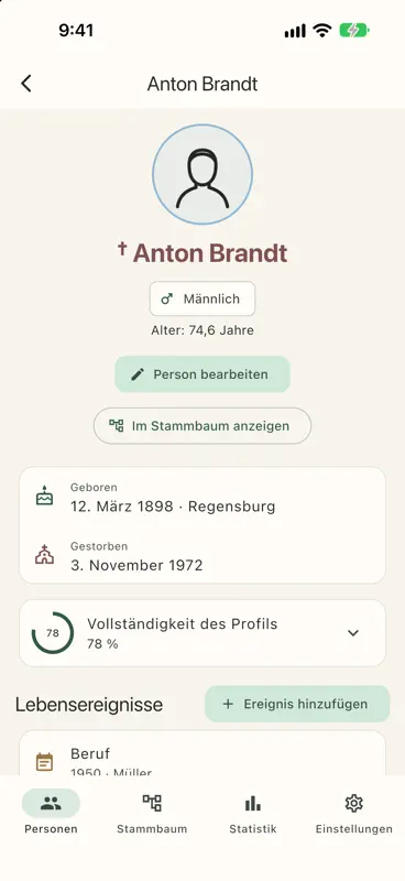 MonuTree - Stammbaum screenshot 2 of 7